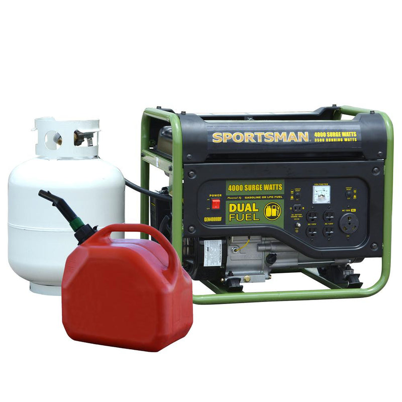 4000 Surge Watts Portable Generator With Generator Cover