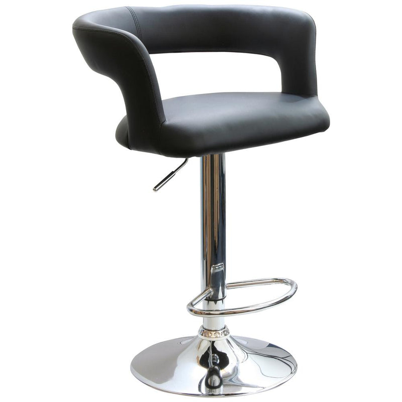 AmeriHome Modern Curvy Bar Stool