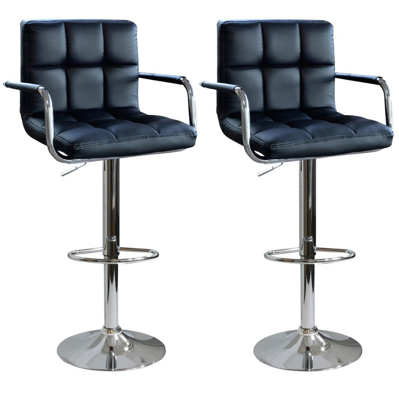 AmeriHome Modern Padded Bar Stool - 2 Piece