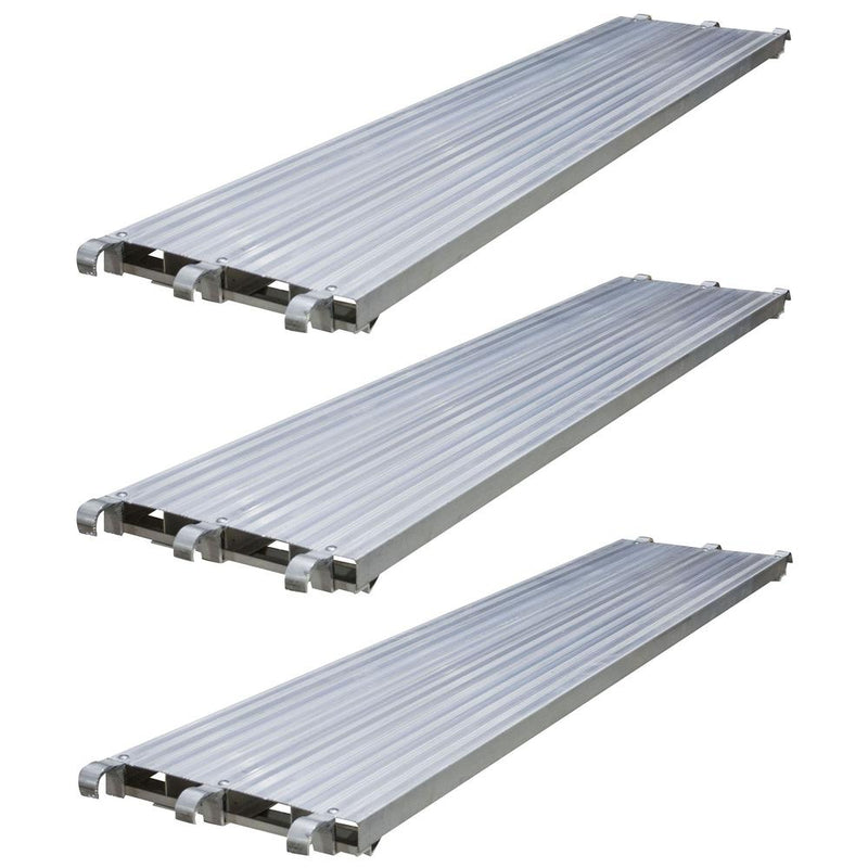 7 ft. Aluminum Scaffold Walk Board 3 Piece Set