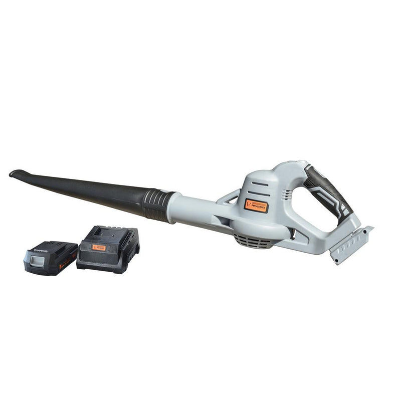 Cordless Blower with 20V Lithium Ion Rechargeable Battery and Charger