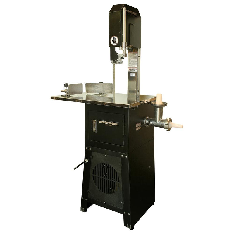 Electric Meat Cutting Band Saw and Grinder