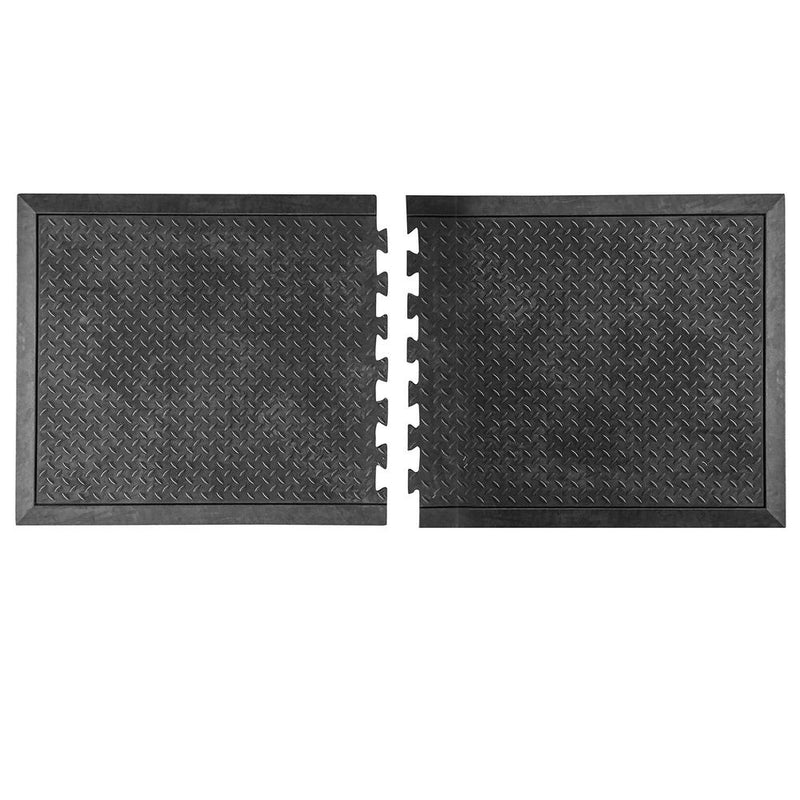 2 Piece Interlocking Anti Fatique Rubber Mats