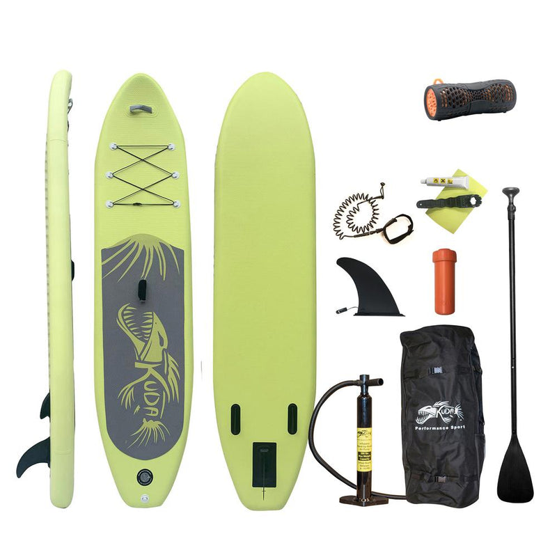 Inflatable Stand-Up Paddle Board with Water Resistant Wireless Speaker