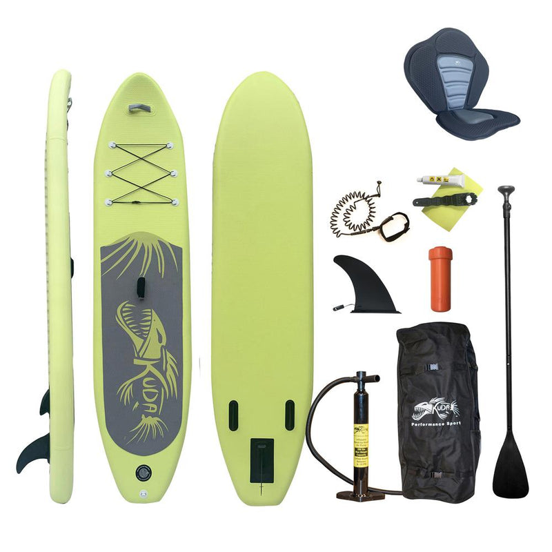 Inflatable Stand-Up Paddle Board with Removable Padded Seat