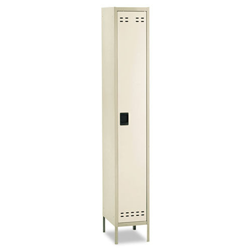 Single-Tier Locker, 12w x 18d x 78h, Two-Tone Tan