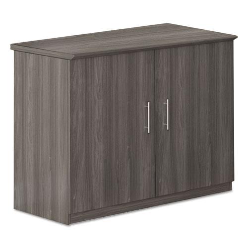 Medina Series Storage Cabinet, 36w x 20d x 29.5h, Gray Steel