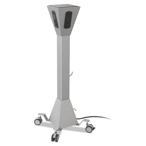 iTeach Mobile Power Tower, Platinum