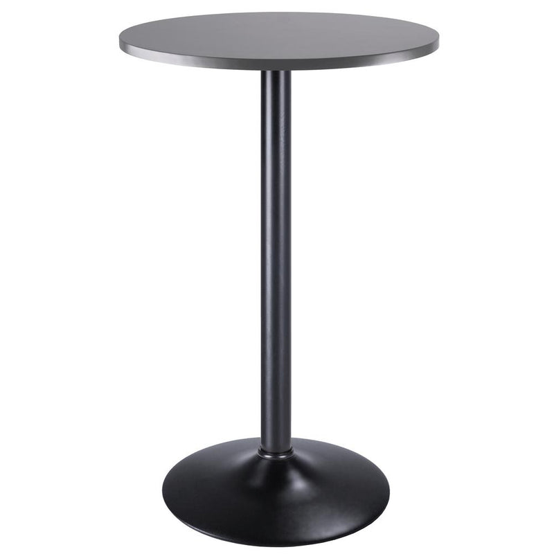 Tarah Pub Table, Black & Slate Gray