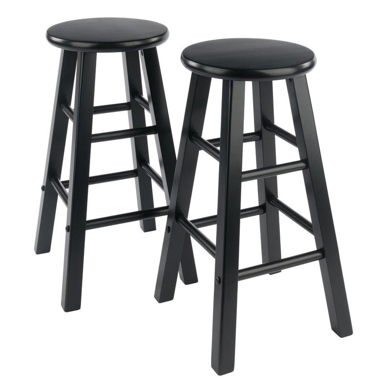 Element Counter Stools, 2-Pc Set, Black