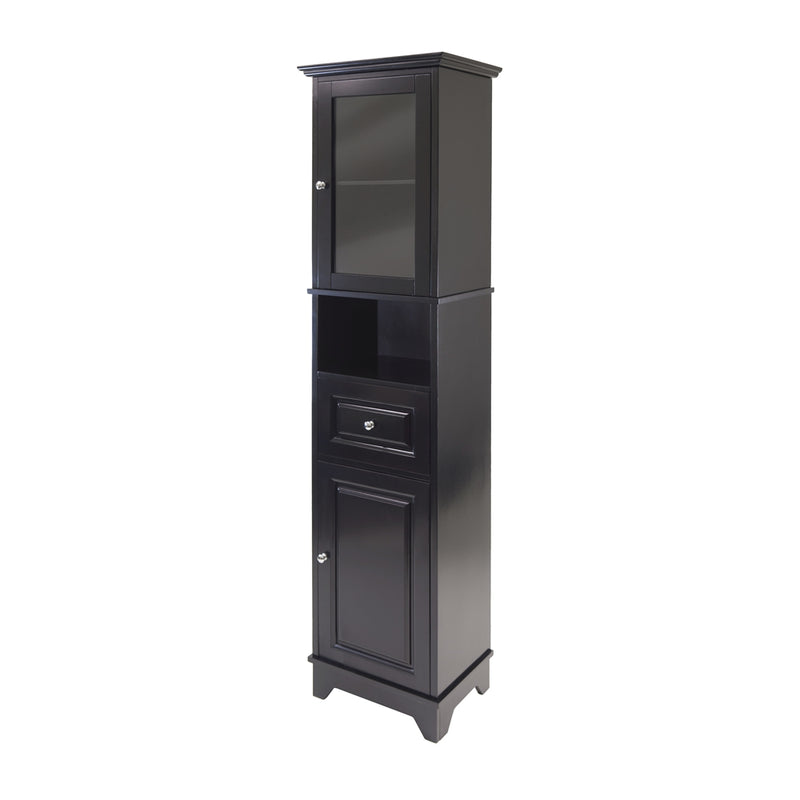 Alps Tall Cabinet with Glass Door and Drawer