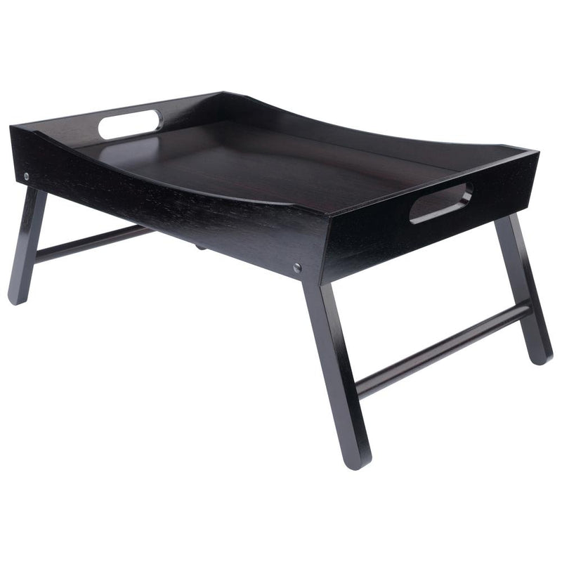 Benito Bed Tray with Curved Top, Foldable Legs