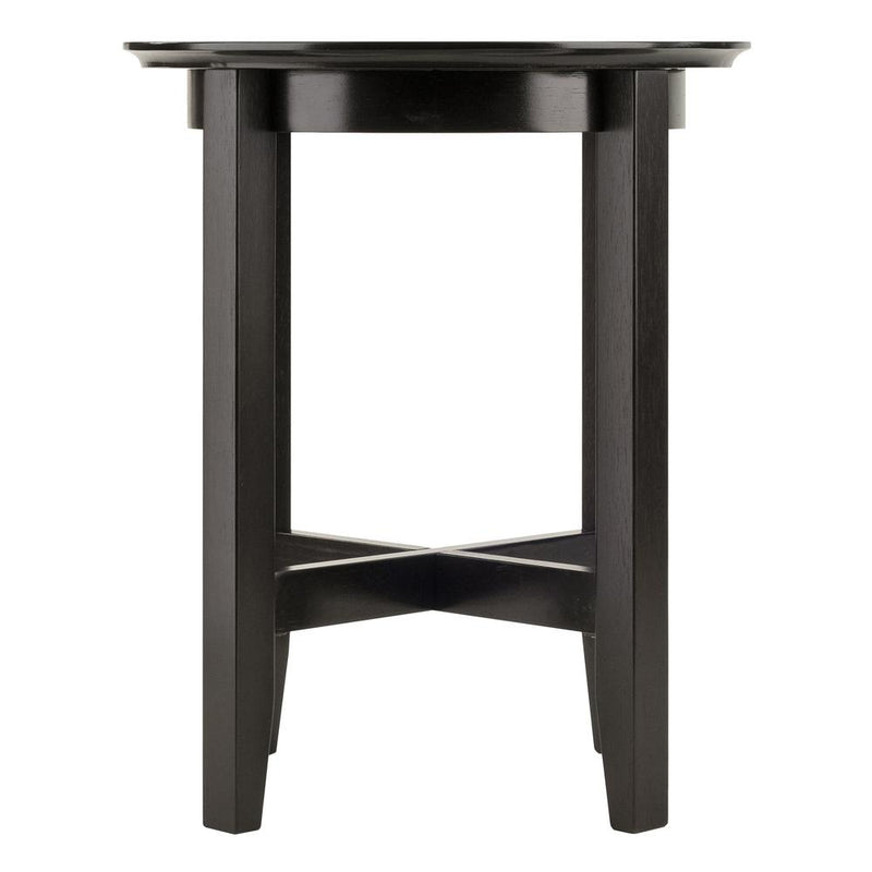 Toby End Table in Espresso Finish