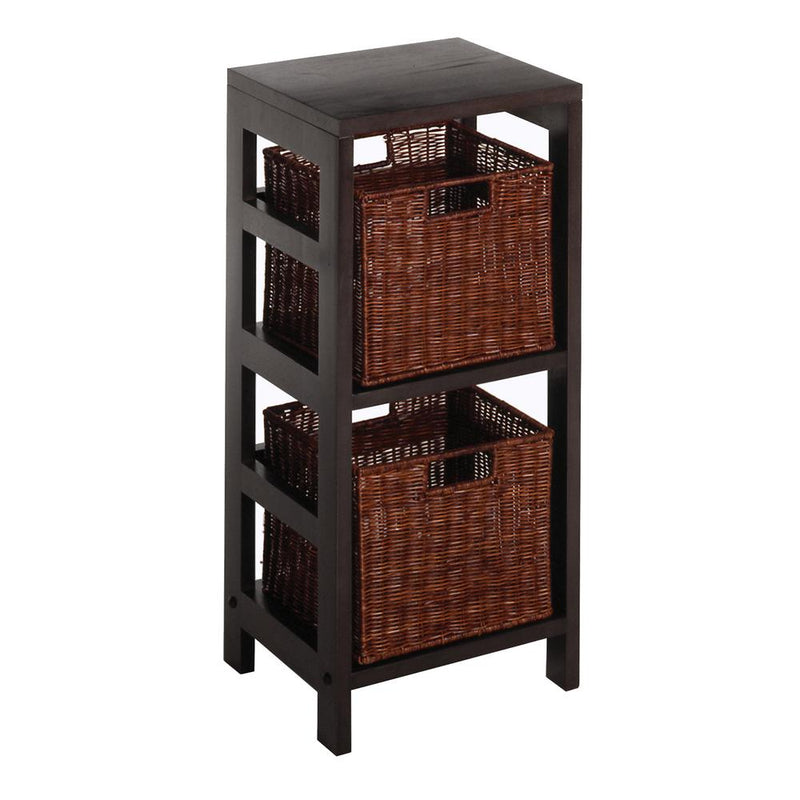 Leo 3pc Shelf and Baskets; One shelf, 2 small Baskets; 2 cartons