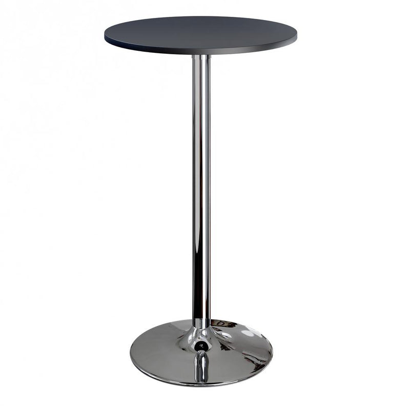 Spectrum Pub Table 24" Round, Black with Chrome