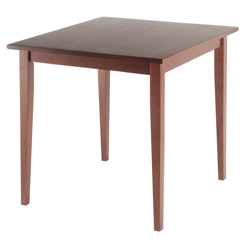 Groveland Square Dining Table, Shaker Leg, Antique Walnut Finish