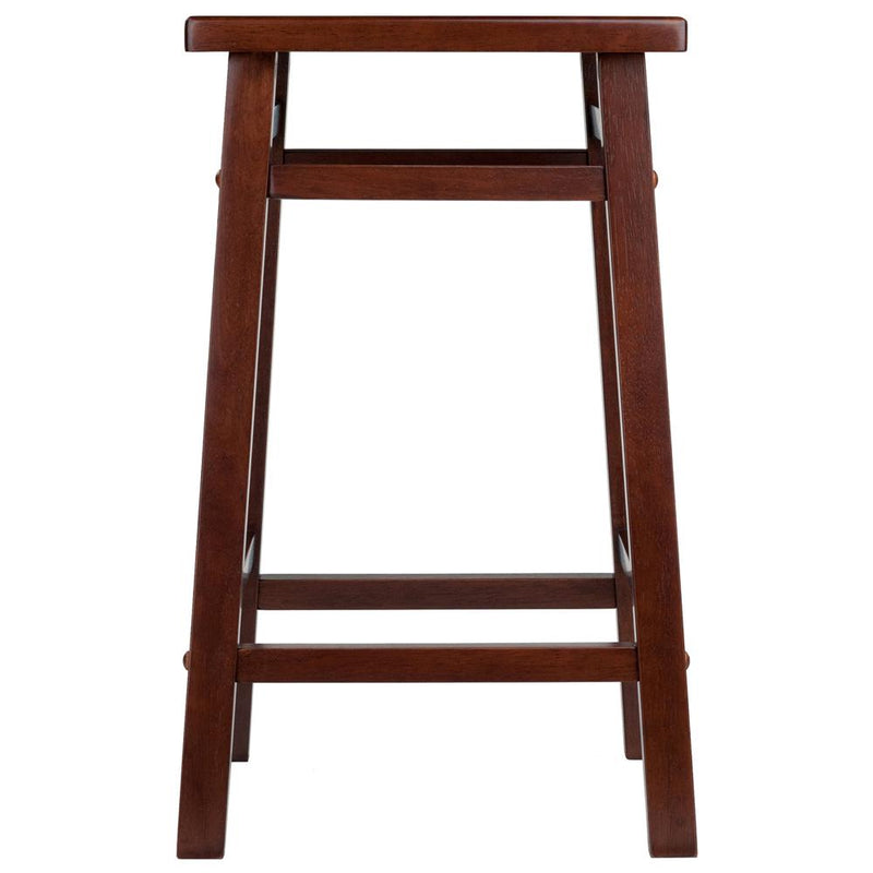 Carter Counter Stool 24", Walnut Finish