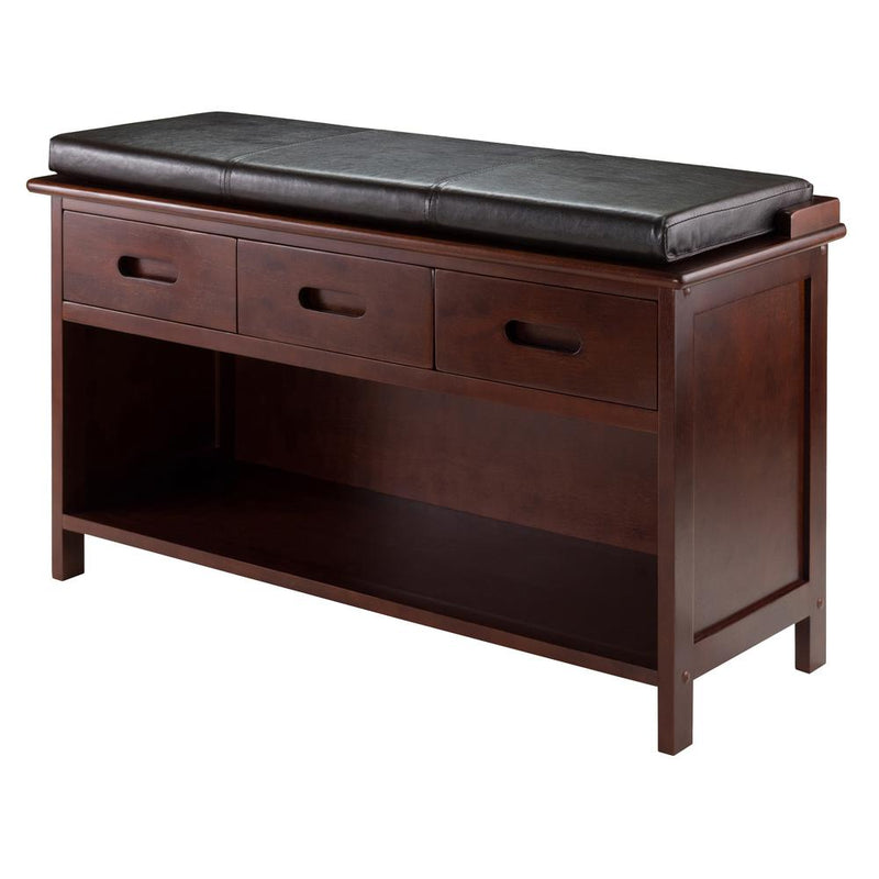 Adriana 2-Pc Storage Bench with Cushion Seat