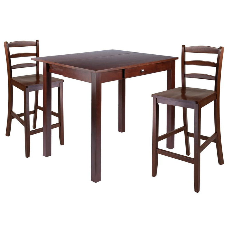 Perrone 3pc High Table with Ladder Back Chair