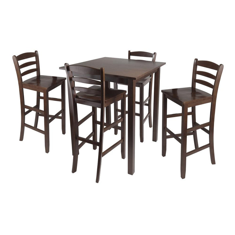 Parkland 5pc High Table with 29" Ladder Back Stools