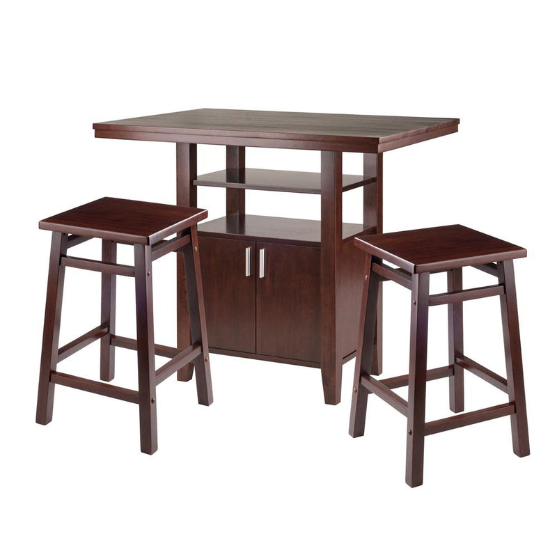 Albany 3-pc Set High Table w/ Counter Stools