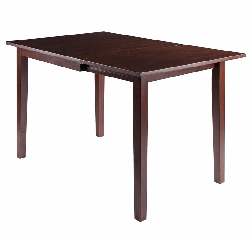 Perrone Drop Leaf Dining Table Walnut Finish