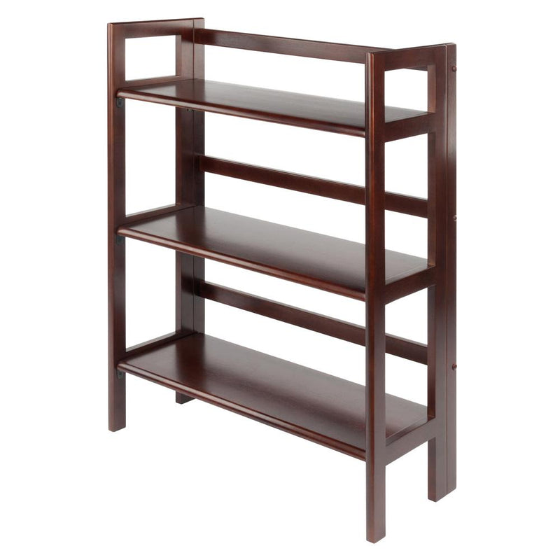 Terry Folding Bookcase Walnut