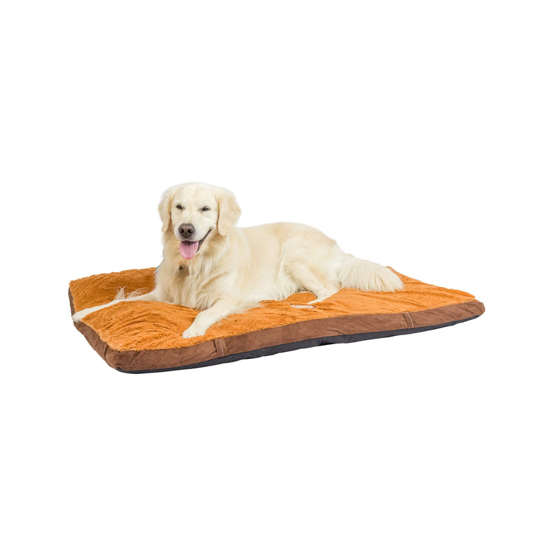 Armarkat M05HKF/ZS-XL Extra Large Pet Bed Mat With Poly Fill Cushion In Mocha & Earth Brown