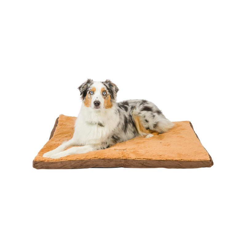 Armarkat M05HKF/ZS-L Large Pet Bed Mat With Poly Fill Cushion In Earth Brown & Mocha