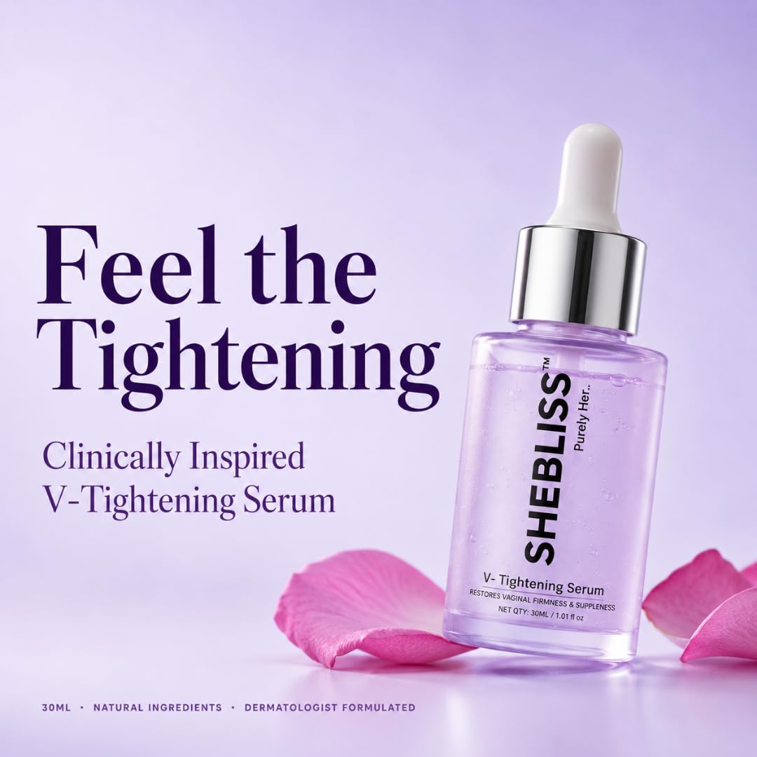 Vaginal Tightening Serum 30ml for Women | Manjakani Extract, Aloe Vera & Witch Hazel | Supports pH Balance, Natural Lubrication & Feminine Wellness | Ayurvedic, Paraben-Free, Non-Hormonal