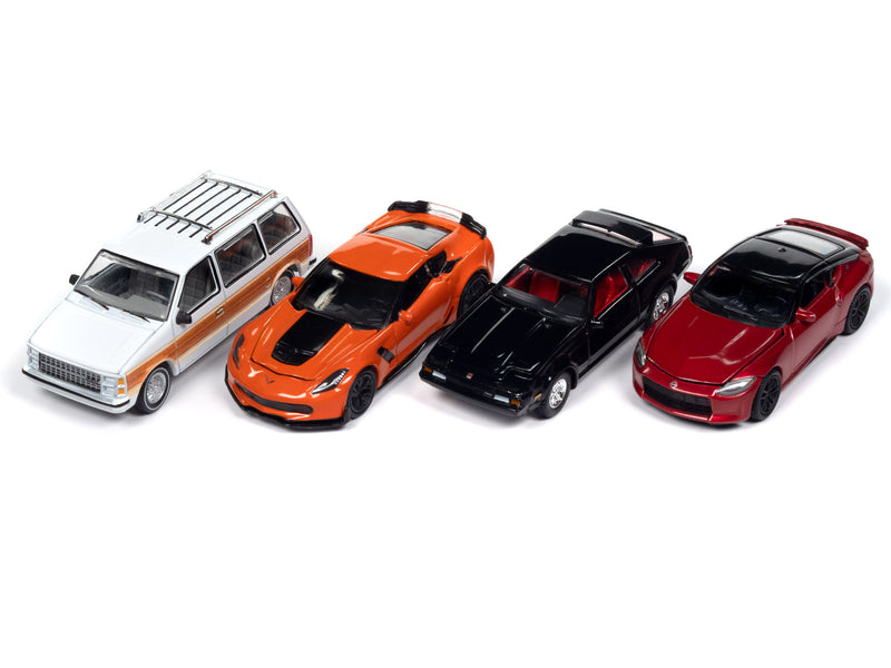 Auto World Premium 2024 Set A of 6 pieces Release 2 1/64 Diecast Model Cars by Auto World