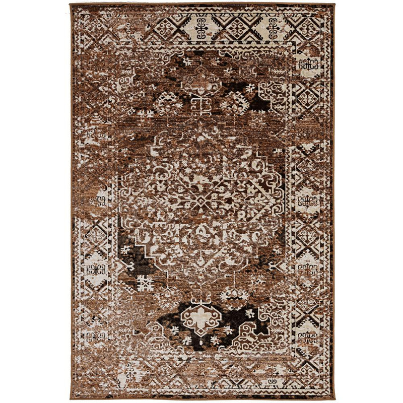 Vintage Nain Beige & Brown 9x12, Rug