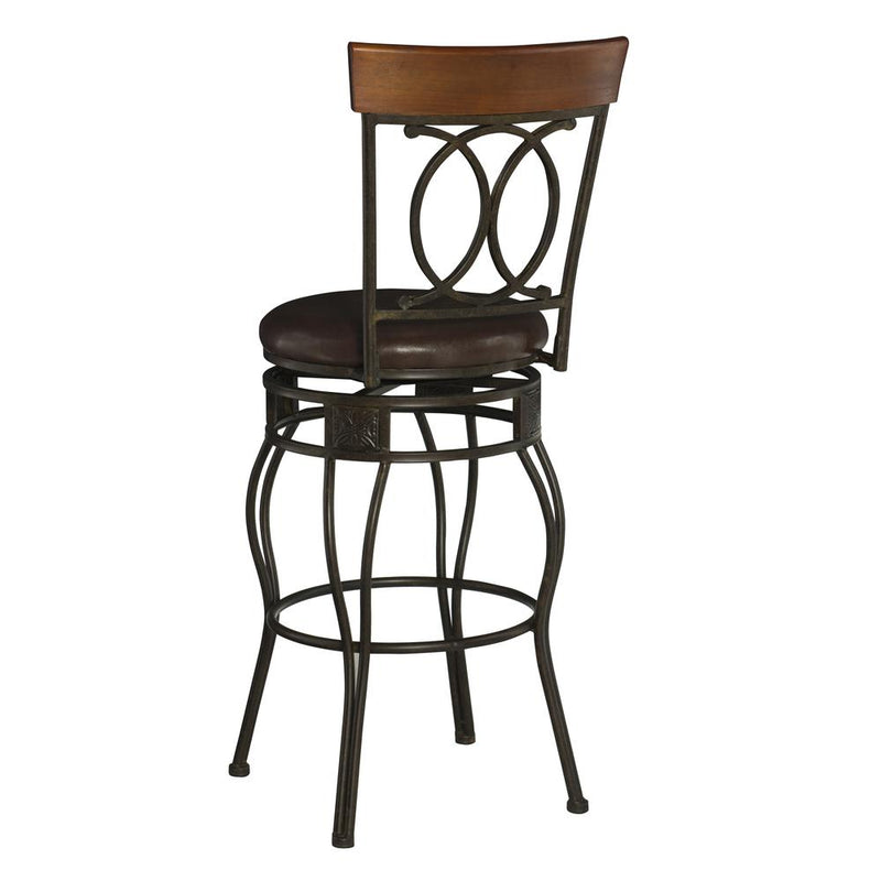 O & X Back Bar Stool