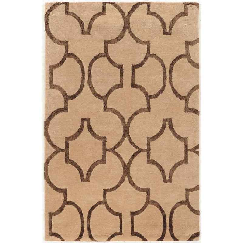 Aspire Wool Geo Beige & Brown 2x3, Rug