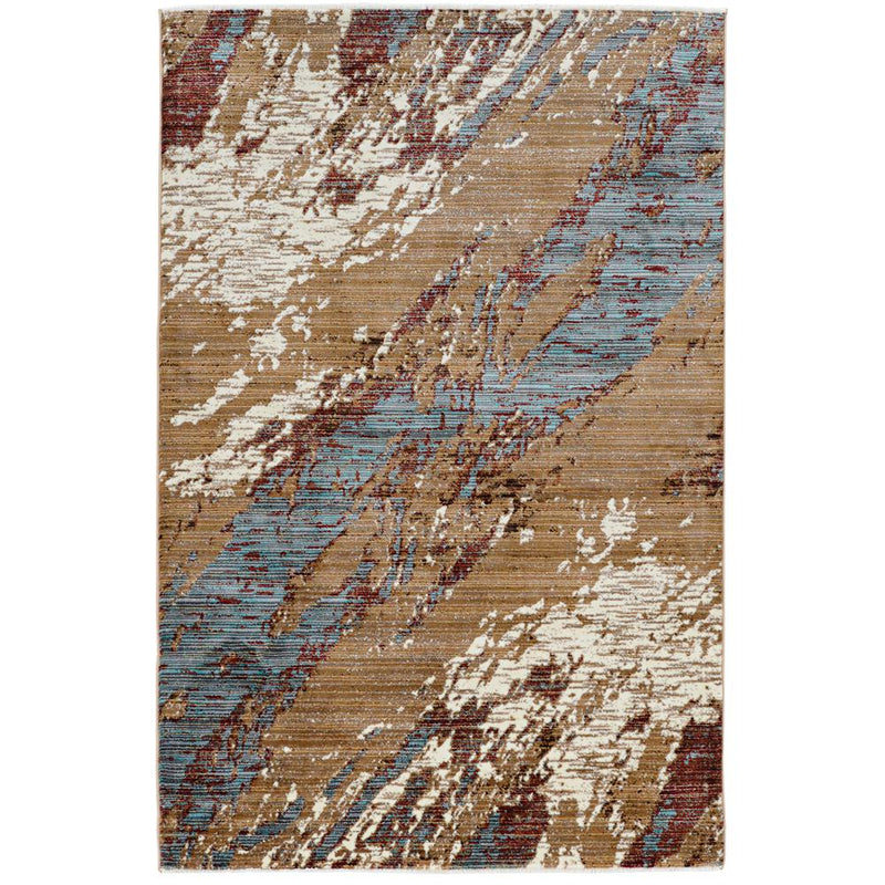 Illusions Marble Beige & Blue 3x5, Rug