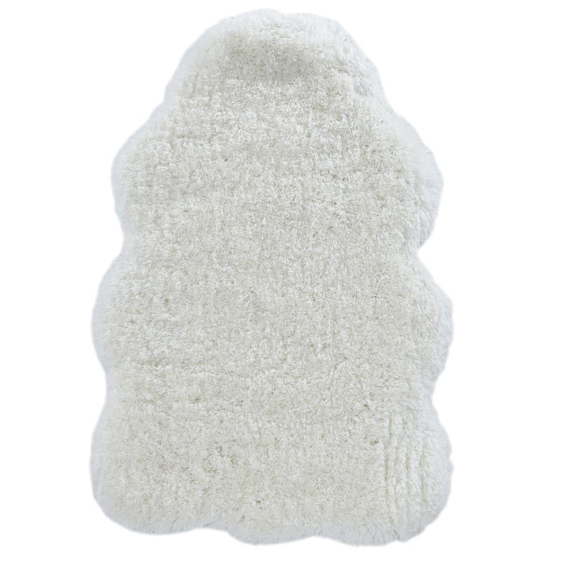 Faux Lamb Skin Ivory 3.6x5.6, Rug