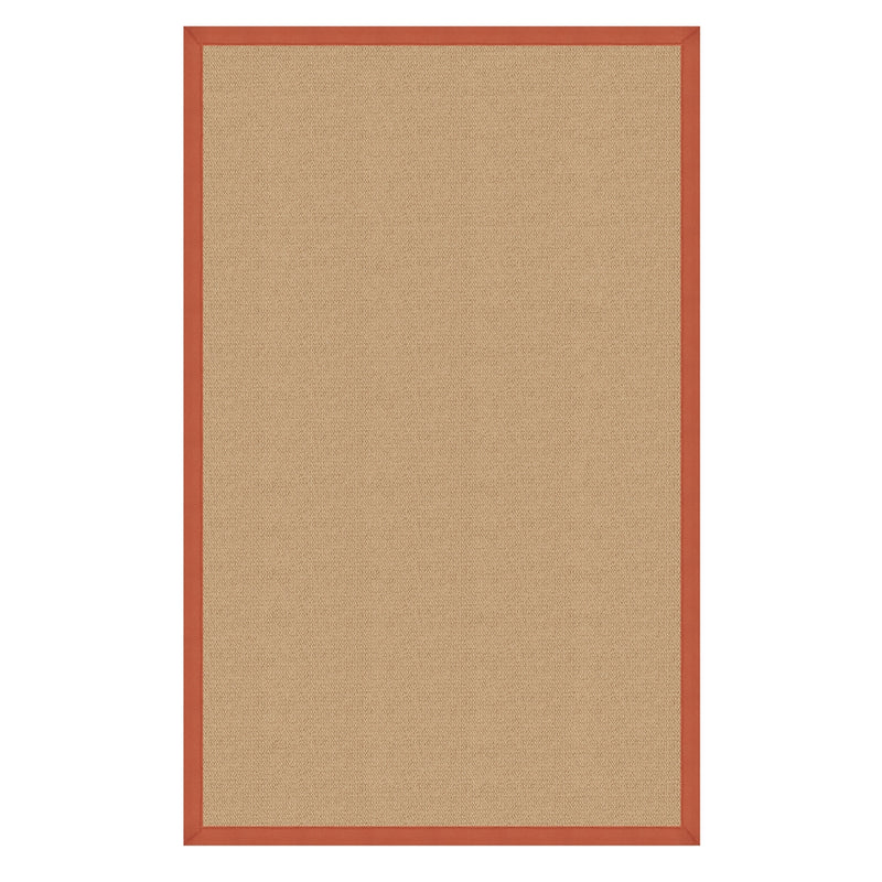 Athena Sisal & Burnt Orange 8x11, Rug