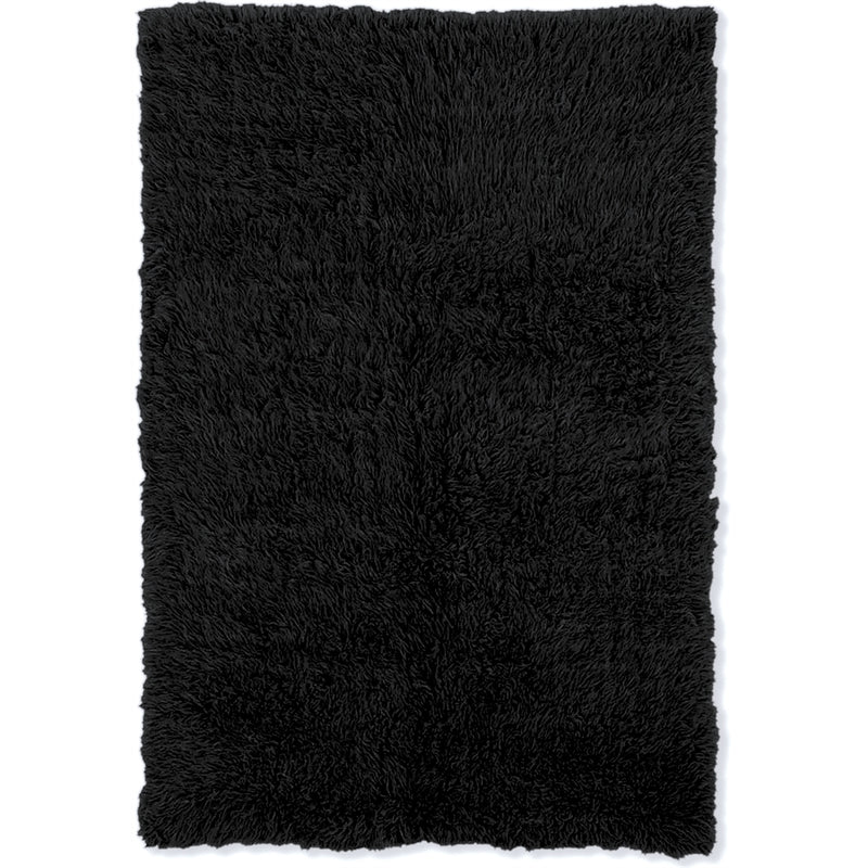 New Flokati 1400grams Black 5 x 8, Rug