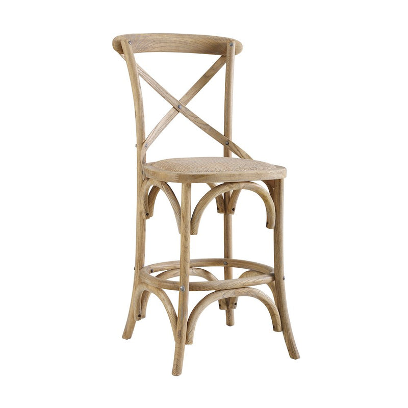 Roxy 30 In Gray Wash Bar Stool