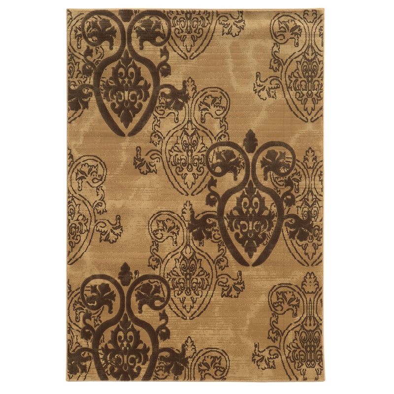 Jewel Hester Beige & Brown 5x7.6, Rug