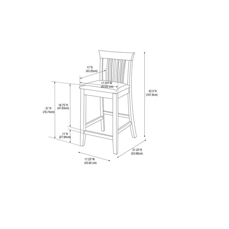 Triena 30 In Craftsman Bar Stool