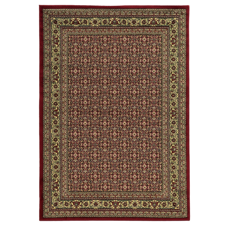 Elegance Ferehan Red, 96"W X 120"D X .25"H