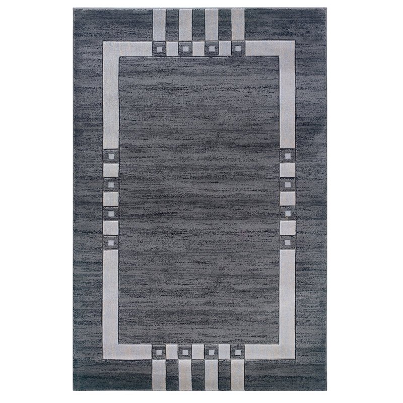 Milan Astoria Black & Ivory 8x10.4, Rug