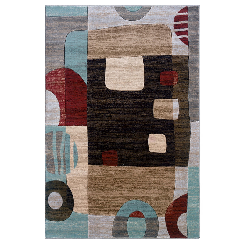 Milan Oyama Black & Garnet 8x10.4, Rug