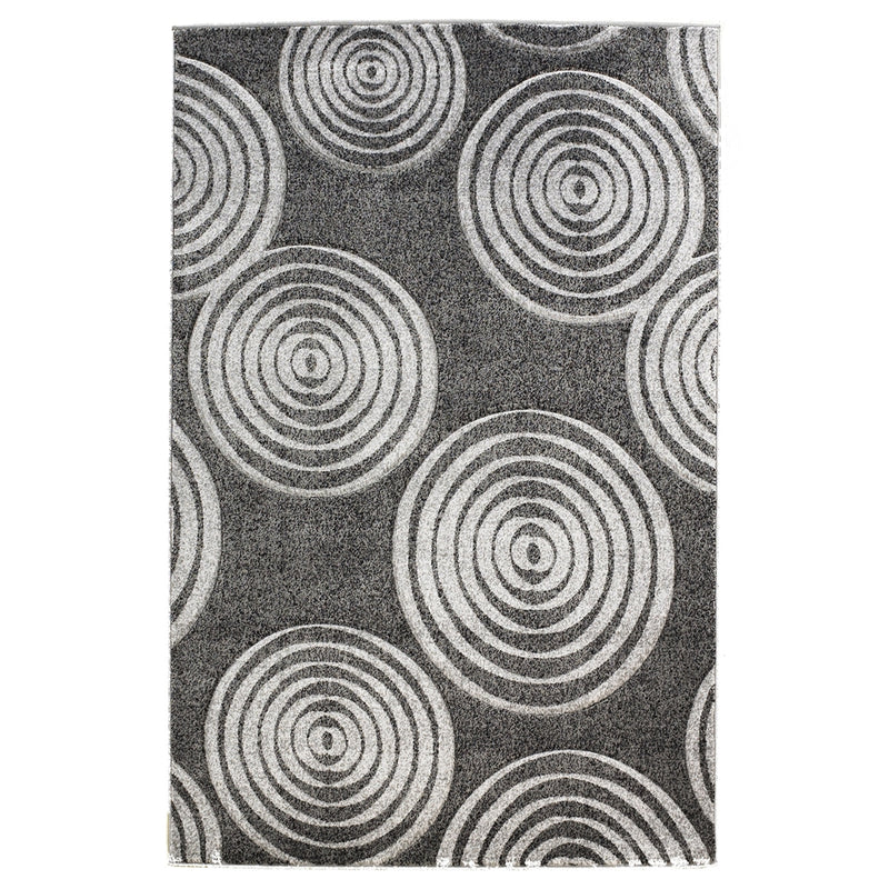 Milan Felix Black & Grey 8x10.4, Rug