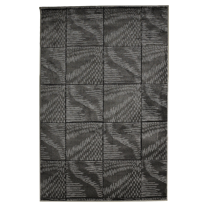 Milan Marcel Black & Grey 8x10.4, Rug