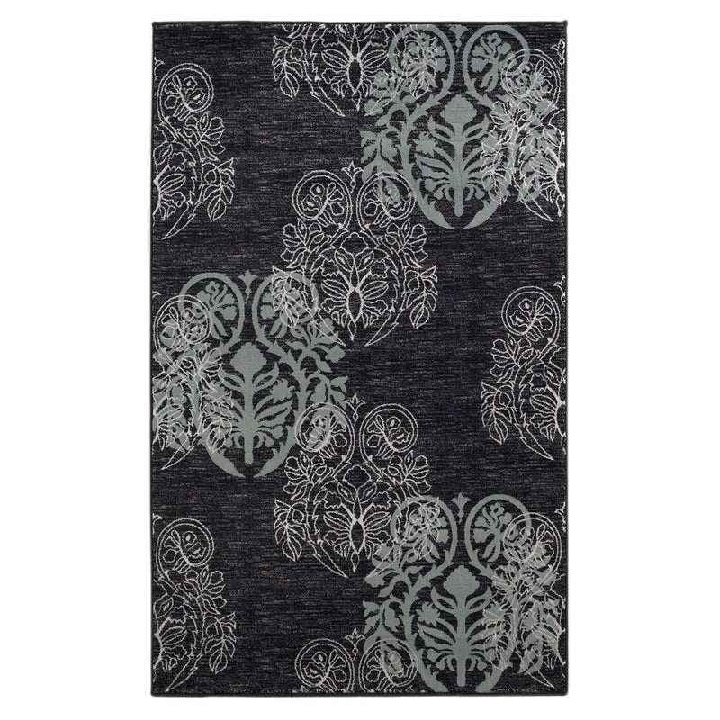 Milan Lana Black & Tuquoise 5x7.6, Rug