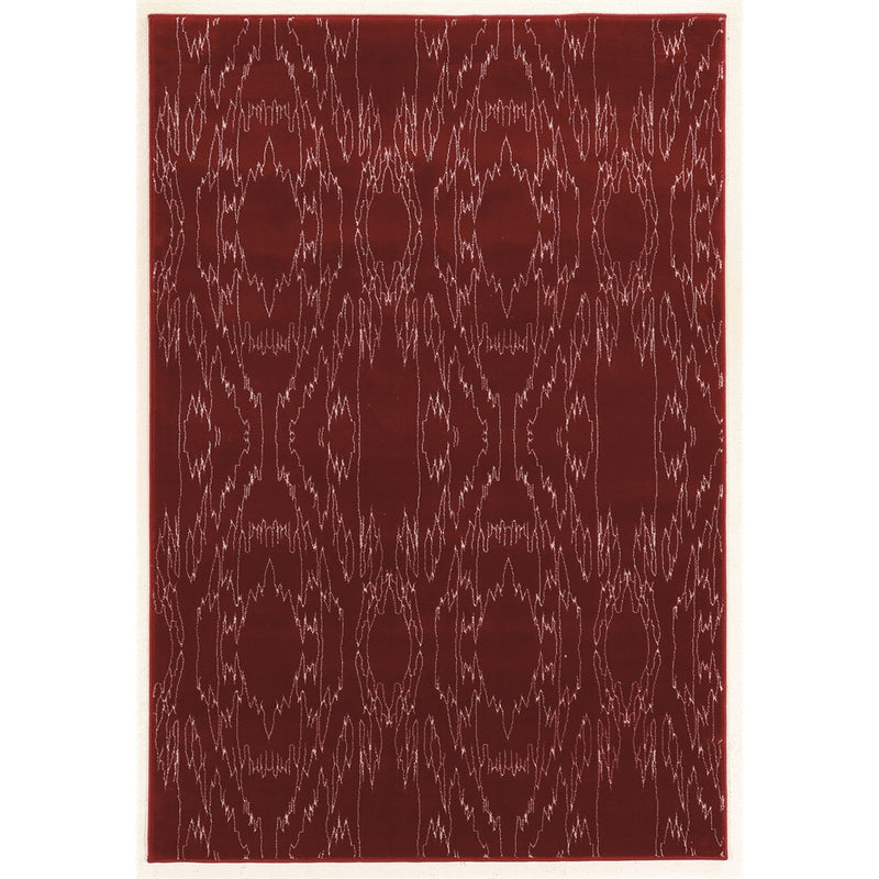 Prisma Electric Red & White 8x10.4, Rug