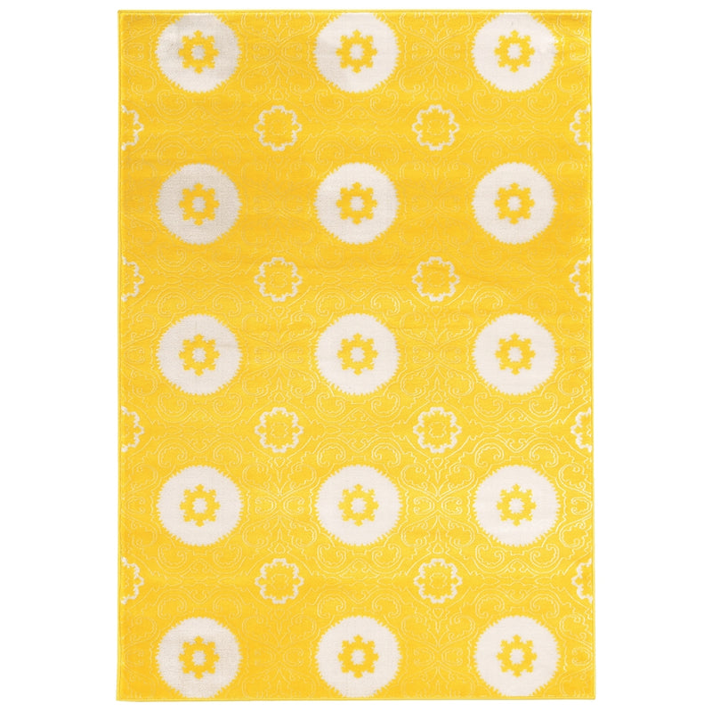 Prisma Karma Yellow 5.3x7.6, Rug