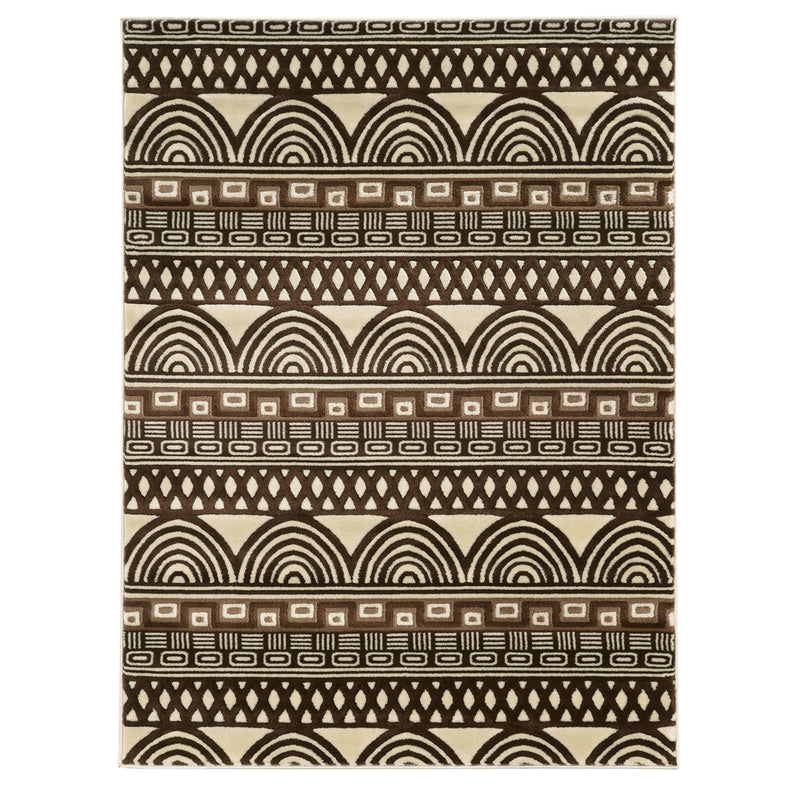 Roma Lima Ivory & Chocolate 5x7, Rug